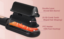 Brosse lissante , chauffage rapide, protection anti-brûlure et arrêt automatique