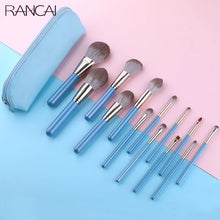 Makeup Brushes Set 13pcs with Leather Bag Foundation Powder
