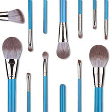 Makeup Brushes Set 13pcs with Leather Bag Foundation Powder
