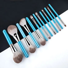 Makeup Brushes Set 13pcs with Leather Bag Foundation Powder