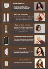 Sèche-cheveux haute vitesse 7-en-1