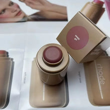 Natural Rouge Powder Blush Cream Lipstick Cheek Easy To Apply Color