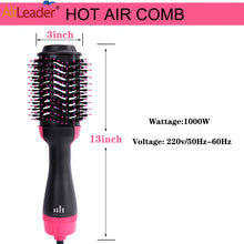 Brosse sèche-cheveux pour femmes 4-en-1