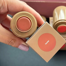 Natural Rouge Powder Blush Cream Lipstick Cheek Easy To Apply Color