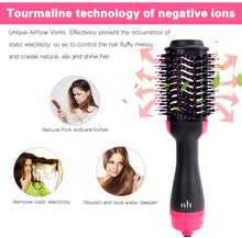 Brosse sèche-cheveux pour femmes 4-en-1