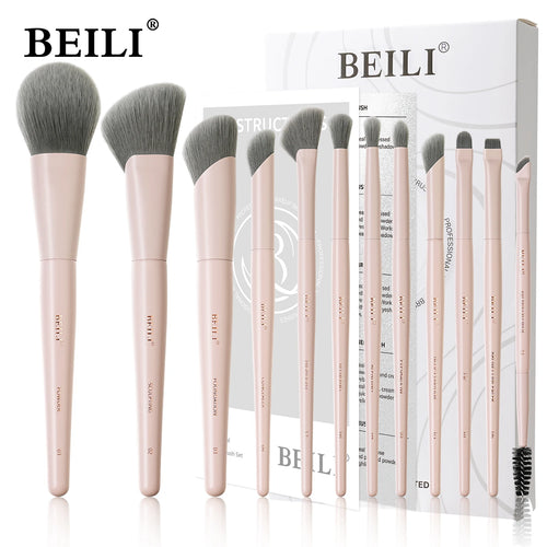 Makeup Brushes Sets Vegan Premium Cosmetics Tool Kakubi Podwer Angled Contour Blush Eyeshadow Brush