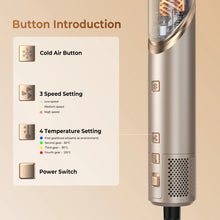 Brushless haute vitesse, Ensemble complet 8-en-1 sèche-cheveux