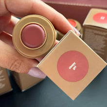 Natural Rouge Powder Blush Cream Lipstick Cheek Easy To Apply Color