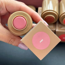 Natural Rouge Powder Blush Cream Lipstick Cheek Easy To Apply Color