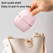 Peigne lissant mini, rechargeable sans fil, portable et multifonction pour le soin des cheveux