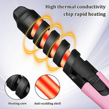 Fer à boucler automatique, lisseur et boucleur 2-en-1